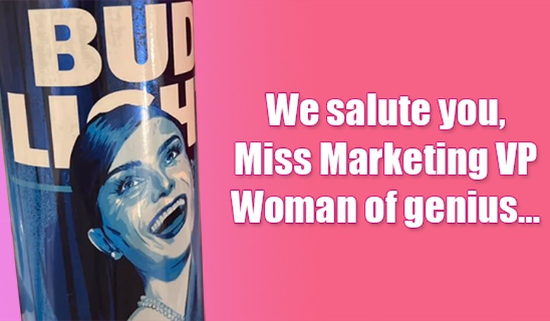 Bud Light marketing VP, Alissa Heinerscheid, has been canned