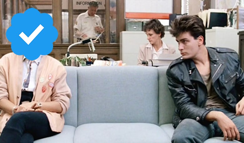 Charlie Sheen begs Elon Musk to give him back his blue check and the replies are HILARIOUS