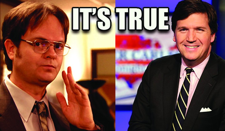 Actor Rainn Wilson is surprised he agrees with Tucker Carlson but we aren't
