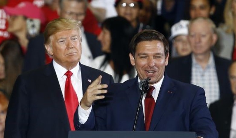 Governor Ron DeSantis begins his World Tour in Japan and Donald Trump has thoughts