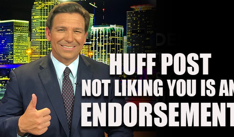 Huffington Post attacks on DeSantis might make him MORE likable