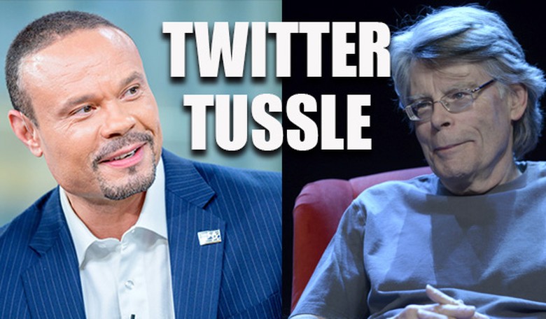 LOL! Stephen King and Dan Bongino get into a Twitter tussle over who has a REAL job!