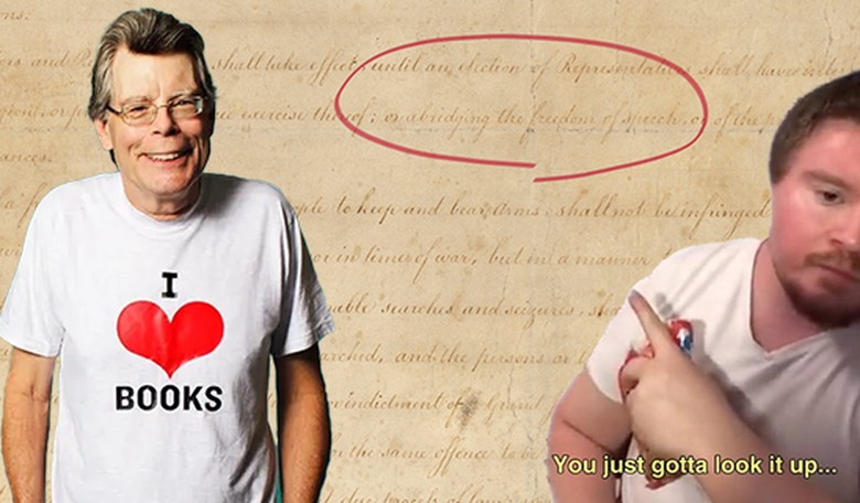 Stephen King takes on the 2nd Amendment and botches the 1st in one stupendously bad tweet