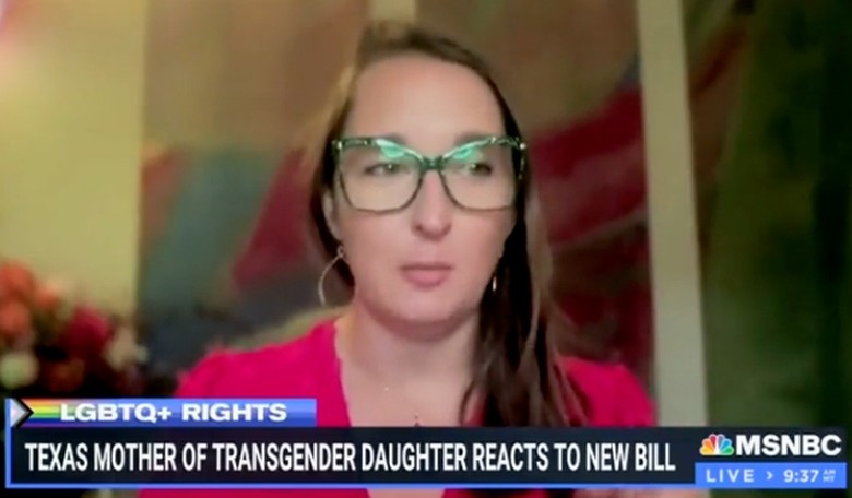 Texas mom's reaction to Texas bill banning 'gender-affirmation care' has us terrified for her kids