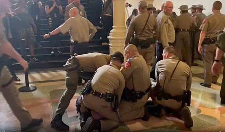 Insurrectionists occupy Texas State Capitol to disrupt vote on 'gender-affirming care' ban