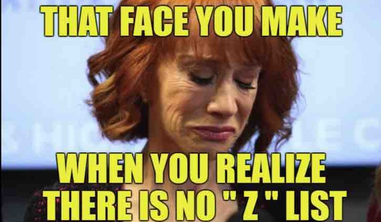 Someone Needs to Tell Her: Kathy Griffin Still Thinks It's About Trump
