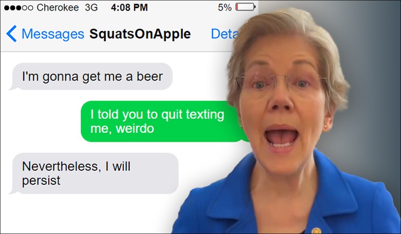 Maybe It Was That One Beer She Had Once: Chief Lies-A-Lot Liz Warren Takes a Tumble In the Senate