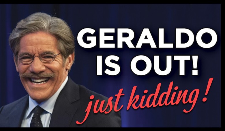 Since 1986, Geraldo Rivera Has Never Met a Rake He Couldn't Step On
