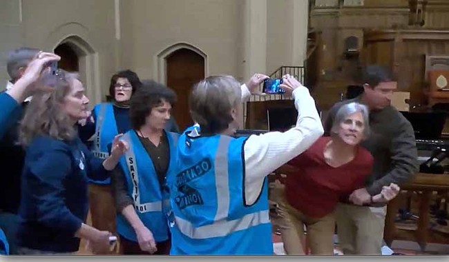 Boomers Gather at Church in Charlotte to Practice Obstructing ICE Agents