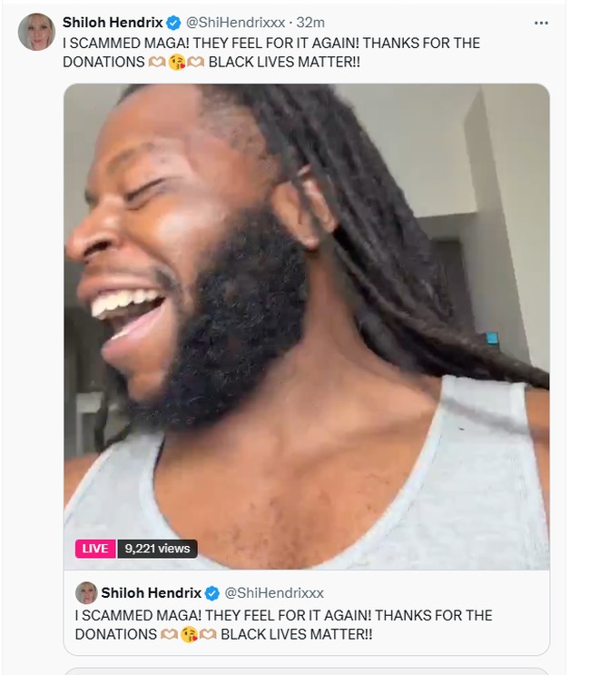 Shiloh Hendrix scammer