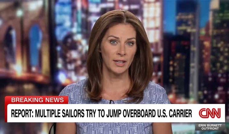 CNN Reports on US Navy Destroyer That Spent Four Days Without Power Last Month