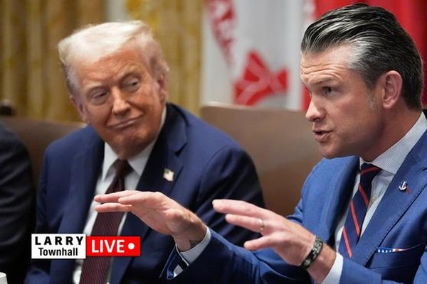 Trump, Hegseth Strong Arm Democrats and Fake News As Iran Strikes Ramp Up