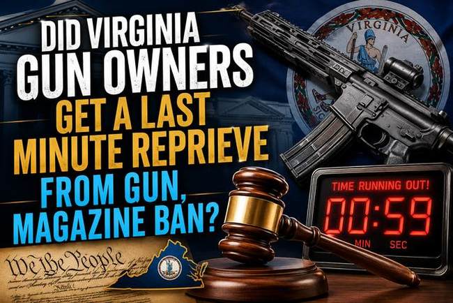Did Virginia Gun Owners Just Get a Last Minute Reprieve From Gun, Magazine Ban?