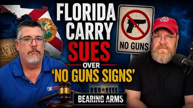 Florida Carry Sues Over 'No Guns' Signs