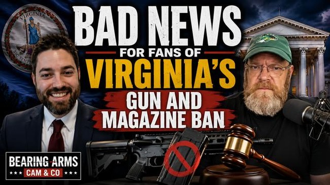 Bad News for Fans of Virginia Gun and Magazine Ban