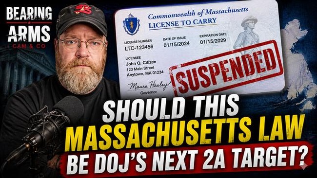 Should This Massachusetts Law Be DOJ's Next 2A Target?