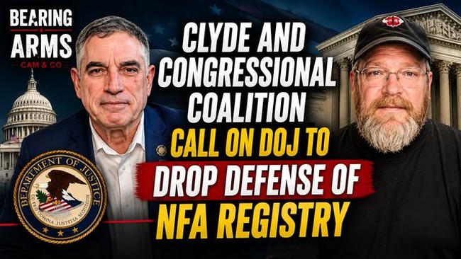 Clyde and Congressional Coalition Call on DOJ to Drop Defense of NFA Registry