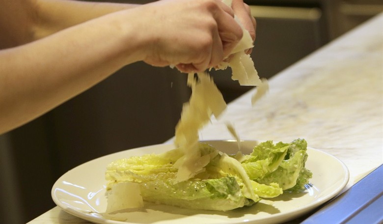 Excuse me, sir - is that a chip in your cheese?