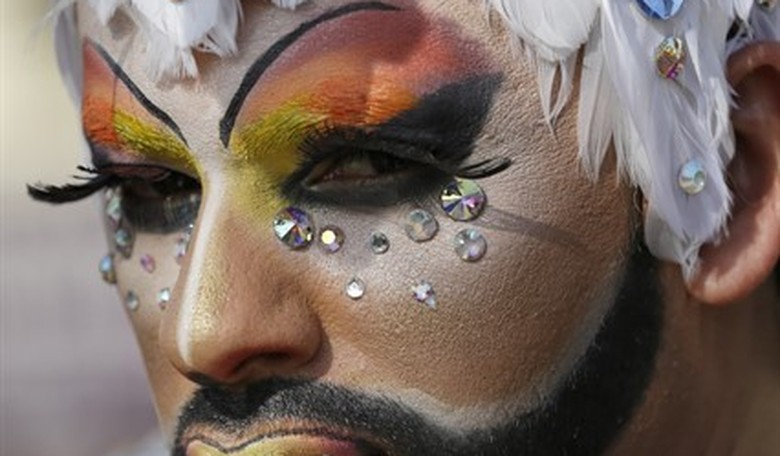 Bridal Magazine Cover Features a Hairy, Bearded Biological Male