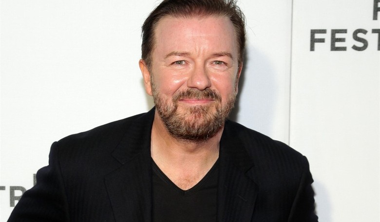 Ricky Gervais Says He'll Be Asleep During Tonight's Oscars; Shares How He'd Open if Hosting