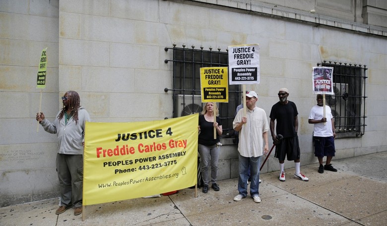 Five Freddie Gray police officers may still face disciplinary measures