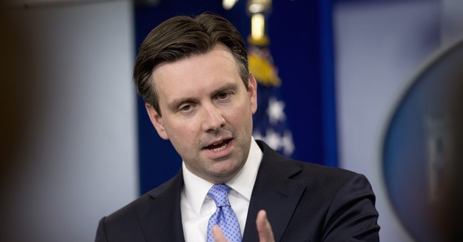 Josh Earnest Attacks Lt. Gov. Patrick as a "Right-Wing Radio Host Elected to State Wide Public Office" Over Bathroom Directive