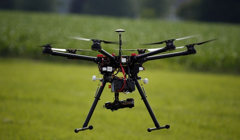 So much for those new drone registration rules I guess