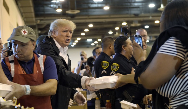 Poll: 55% approve of Trump's handling of Hurricane Harvey