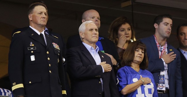 Media Accuses Pence of Manufacturing NFL 'Stunt'
