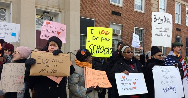 She Persisted: Betsy DeVos Calm And Collected After Protesters Blocked Her From Entering DC School
