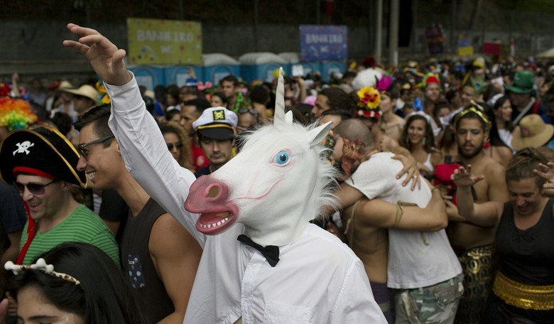 With the Help of a Unicorn, College Students Are Schooled on Which Restroom to Use