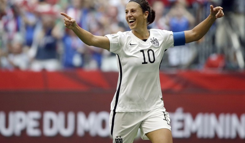 Carli Lloyd Stands Alone
