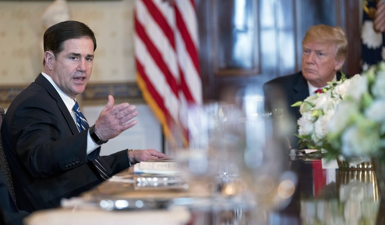 Arizona Governor Doug Ducey Discusses Donald Trump, Contentious GOP Gubernatorial Primary
