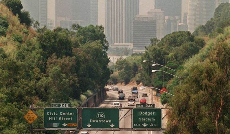 Pro-Palestinian Protesters Shut Down the 110 Freeway in Los Angeles
