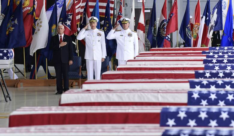 S. Korean President Returns U.S. MIA Troop Remains in Person. Biden Sends No Rep