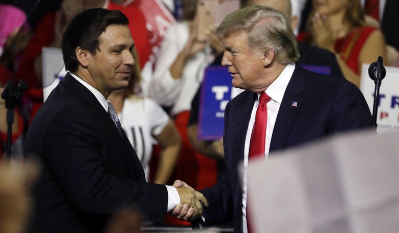 Trump Bashes DeSantis, Says Florida 'Continues to Tumble Into Complete and Total Delinquency and Destruction'