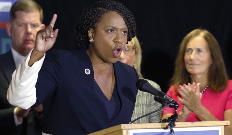 Rep. Ayanna Pressley Calls for 'Unrest In the Streets' Targeting Republicans, MSNBC Host Giddily Nods Along