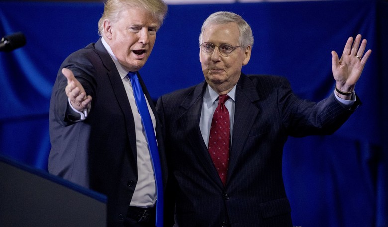 Trump Rebuts McConnell's Grim Senate Prediction - but Both Are Right