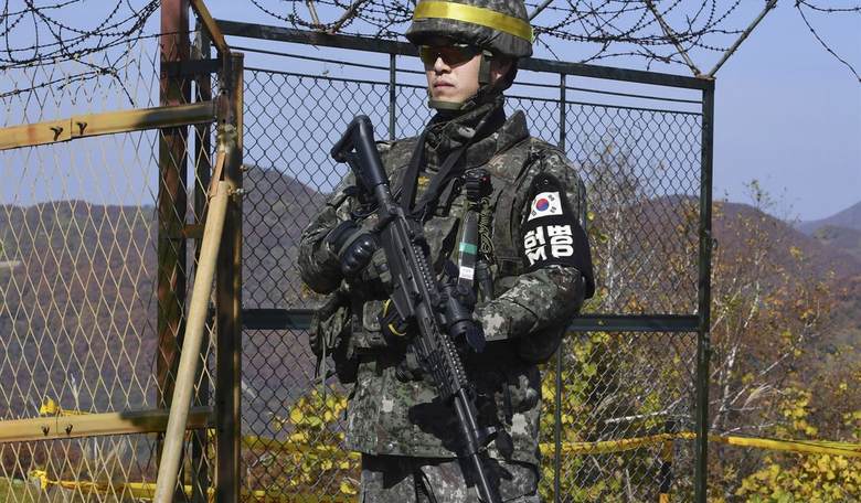 A former North Korean defector crawled back home across the DMZ