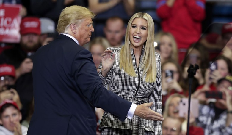 Ivanka: I'm out -- for good