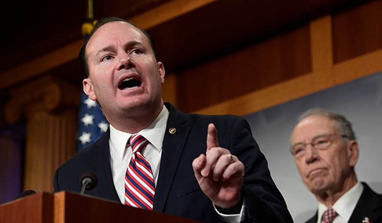 Sen. Mike Lee Tears Bob Menendez Apart in Heated Back and Forth Over Mob Violence Resolution