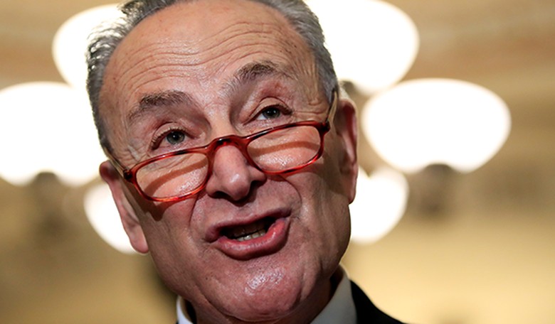 Schumer Tells Reporters He 'Expects' to Have an Agreement Tuesday Morning on Coronavirus Stimulus Bill