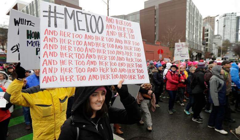 Believe Who? The Women's March Gives Handsy Joe Biden Two Enthusiastic Thumbs