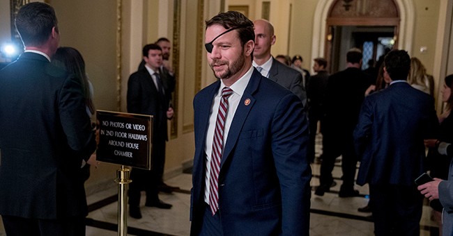 Dan Crenshaw Crashes Trump's Speech to Give Him an Important Gift