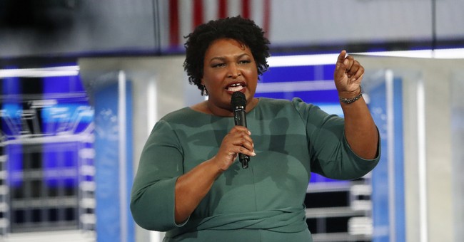 WATCH: Abrams' Reaction to Being Compared to Trump