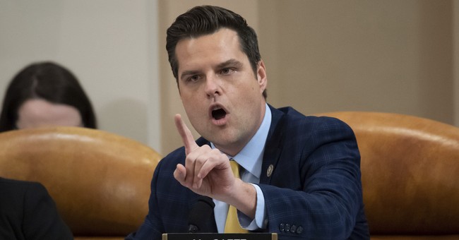 It's Not Hard to See Why an Anti-Trump Group Had to Delete a Tweet Attacking Matt Gaetz