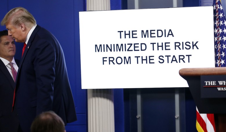 WATCH: Trump Dunks on Media By "Going to the Video" During Daily WH Press Briefing