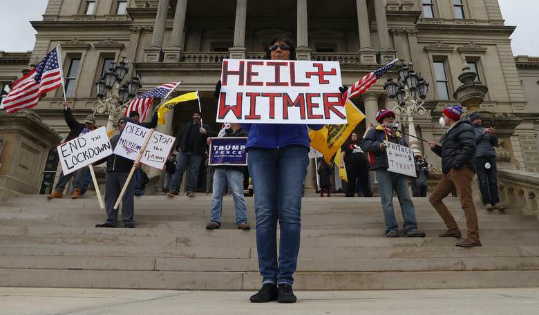 Bang(s)! Protestors Take a Shot at Gretchen Whitmer as They Storm the Capitol With 'Operation Haircut'