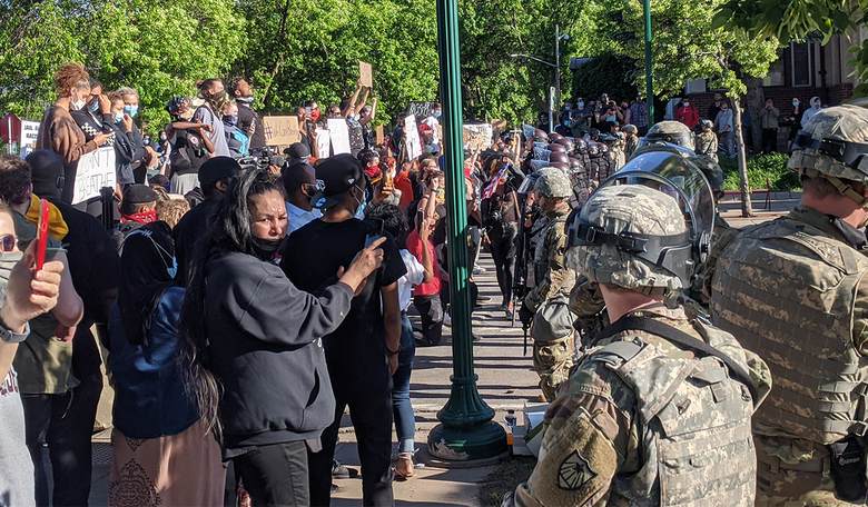 Trump Puts Military Police Units On Alert to Go to Minneapolis