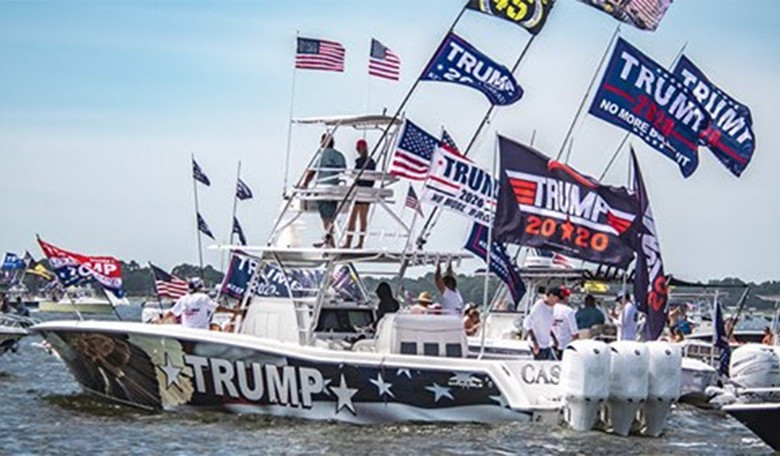 Kid Gets Told He's Tossed From Class Unless He Hides His Trump Flag - in a Most Peculiar Place